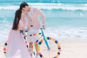 Album chụp ảnh cưới Mỹ Khê-Chong chóng quay khi trời xanh có nắng 1