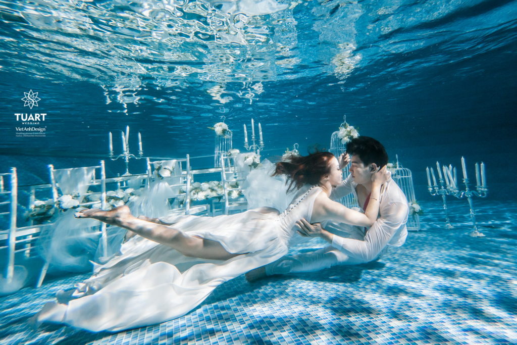Album chụp ảnh cưới đẹp Concept dưới nước 31