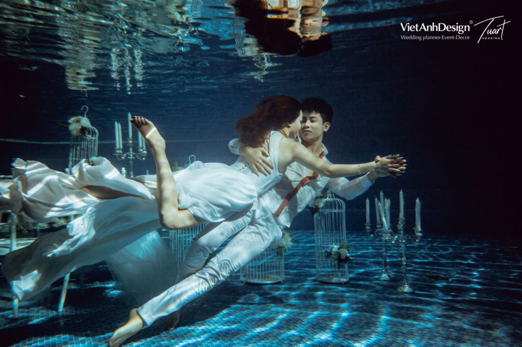 Album chụp ảnh cưới đẹp Concept dưới nước 35