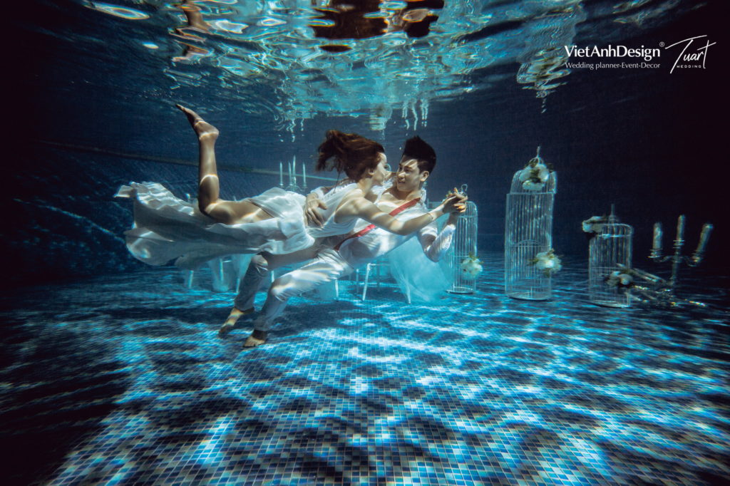 Album chụp ảnh cưới đẹp Concept dưới nước 37