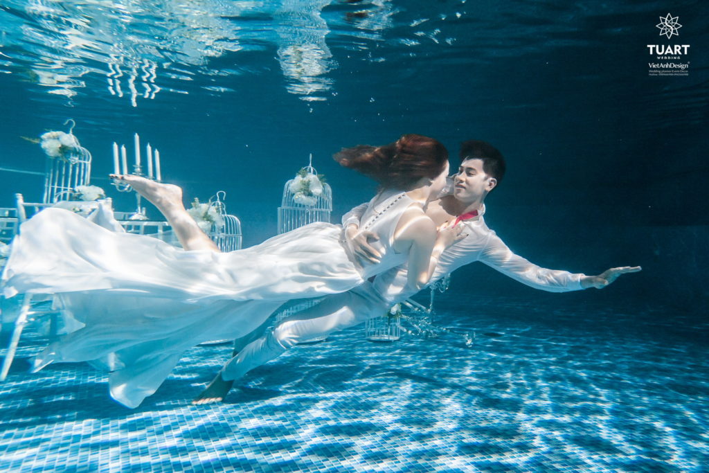 Album chụp ảnh cưới đẹp Concept dưới nước 38