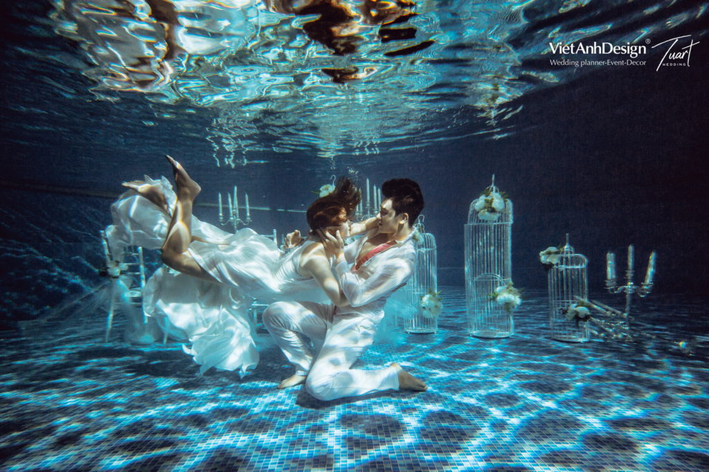 Album chụp ảnh cưới đẹp Concept dưới nước 42