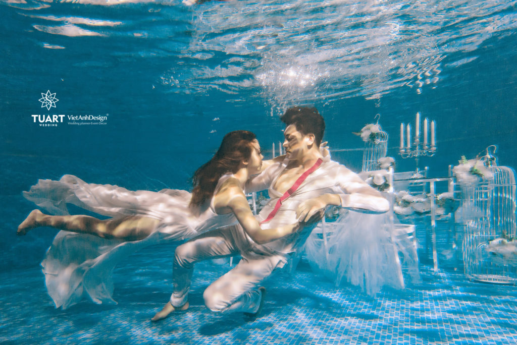 Album chụp ảnh cưới đẹp Concept dưới nước 43