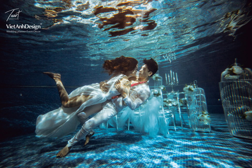 Album chụp ảnh cưới đẹp Concept dưới nước 46
