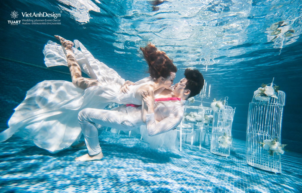 Album chụp ảnh cưới đẹp Concept dưới nước 48