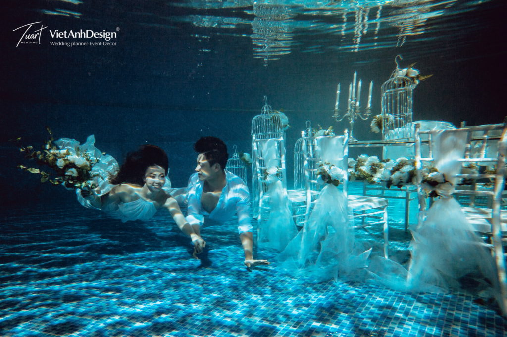 Album chụp ảnh cưới đẹp Concept dưới nước 55