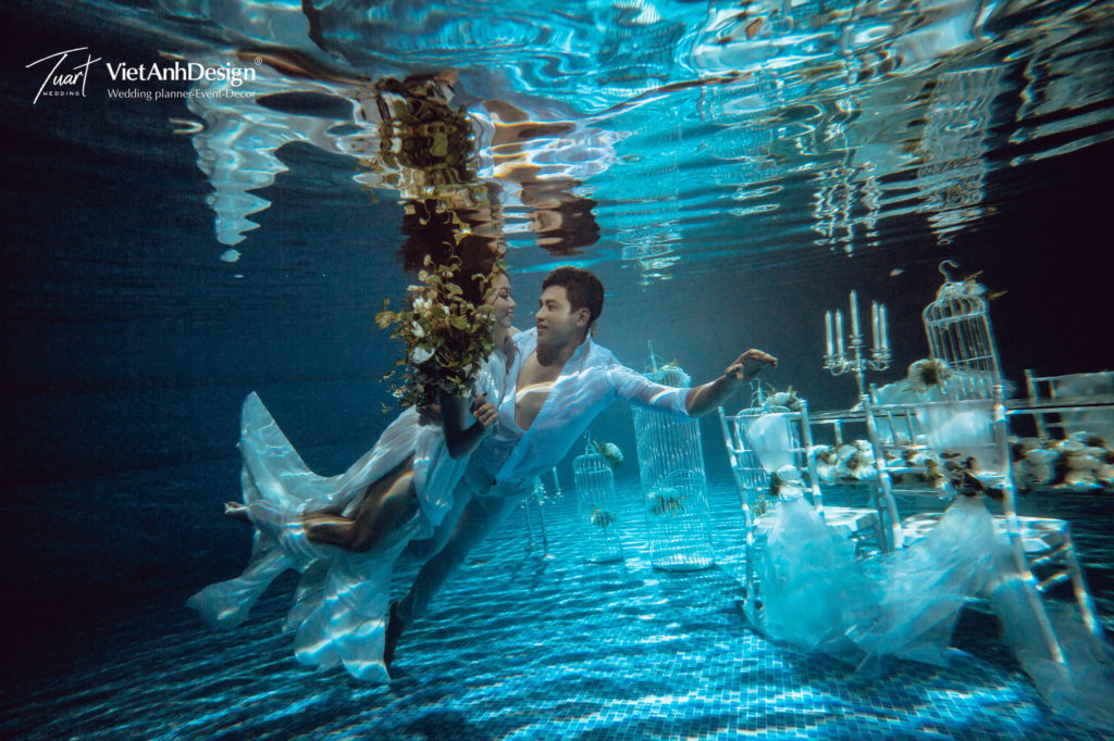 Album chụp ảnh cưới đẹp Concept dưới nước 56