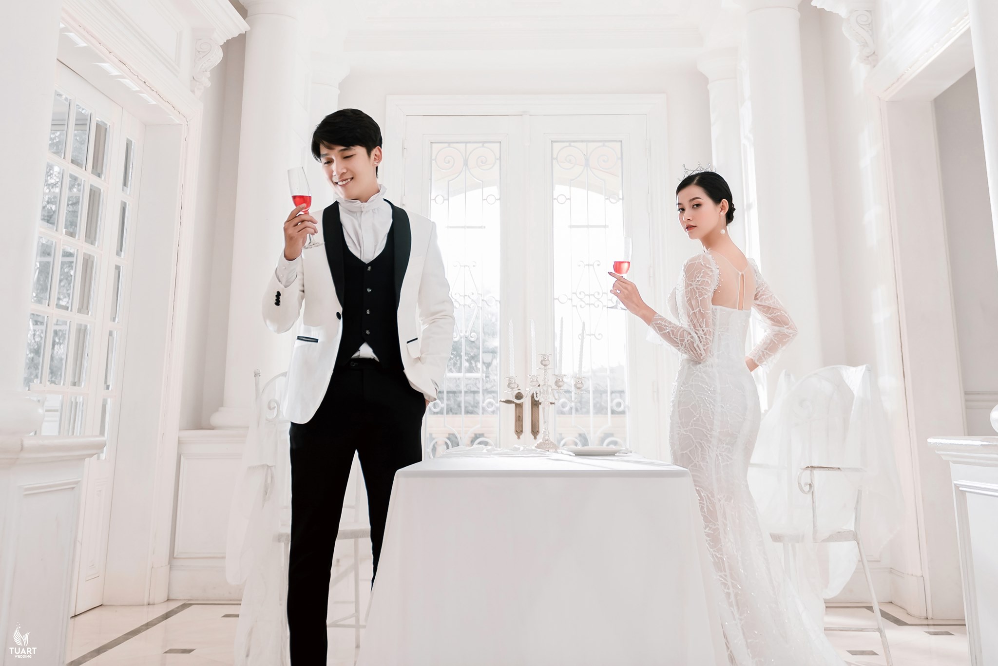 Album ảnh cưới đẹp tại Hà Nội : Biệt Thự Hoa Hồng