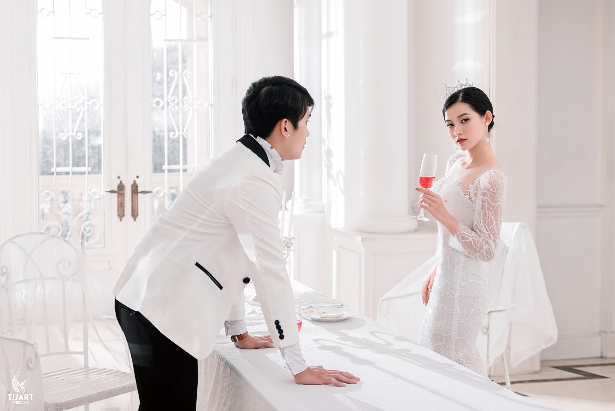Album ảnh cưới đẹp tại Hà Nội : Biệt Thự Hoa Hồng