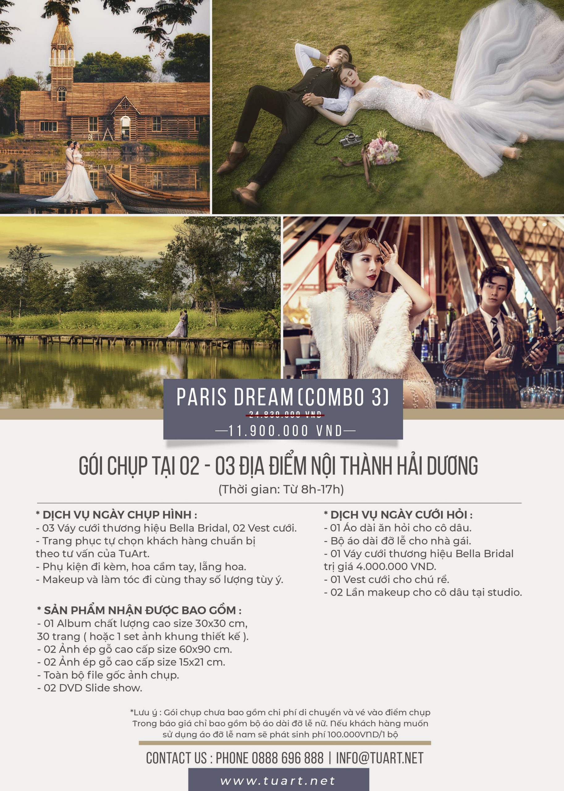 Paris Dream: Bạn đang mơ mộng về một kỳ nghỉ đáng nhớ tại Paris? Cùng chúng tôi khám phá vẻ đẹp kiêu sa và lãng mạn của thành phố ánh sáng này. Bạn sẽ được dạo phố, ngắm nhìn các kiến trúc cổ kính và tham gia các hoạt động đầy thú vị bên trong một hành trình hoàn hảo để khám phá Paris.