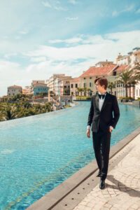 Chuyên Bán và Cho thuê Vest, Tuxedo chú rể, vest, Tuxedo tiệc, công sở Chất - Hieu Minh Bespoke