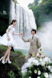 Album ảnh cưới đẹp Hùng Vỹ tại Thác Damry Đà Lạt