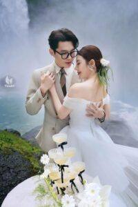 Album ảnh cưới đẹp Hùng Vỹ tại Thác Damry Đà Lạt
