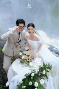 Album ảnh cưới đẹp Hùng Vỹ tại Thác Damry Đà Lạt