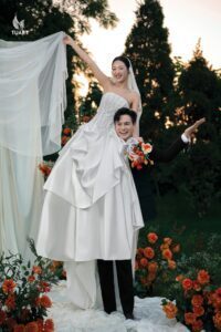 Album ảnh cưới đẹp tại phim trường Santorini