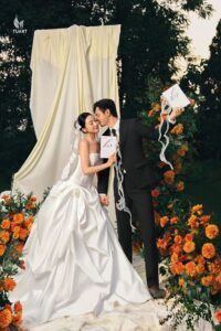 Album ảnh cưới đẹp tại phim trường Santorini