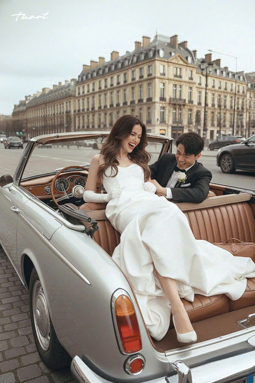 ẢNH CƯỚI XE CỔ SÀI GÒN